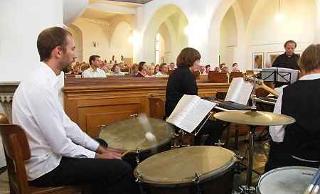 Chre der KLosterkirche Guben bei Konzert in Gorzow