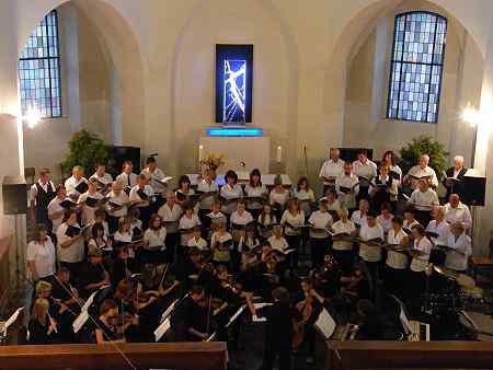 Ch�re der Klosterkirche Guben - Konzert in Forst