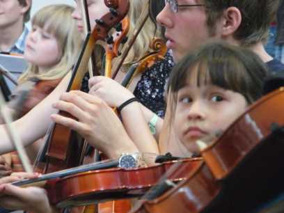 Blick ins Orchester Blick ins Orchester
