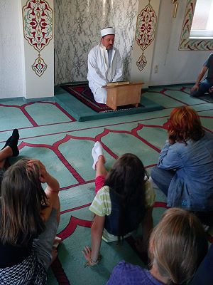 Besuch in der Moschee